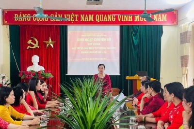 CHI BỘ TRƯỜNG MN NAM TIẾN SINH HOẠT CHUYÊN ĐỀ QUÝ I/2026