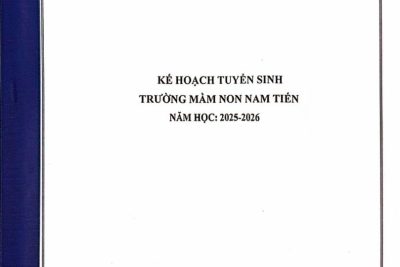 KẾ HOẠCH TUYỂN SINH NĂM HỌC 2025-2026
