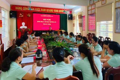 SINH HOẠT CHI BỘ THƯỜNG KỲ THÁNG 5/2026